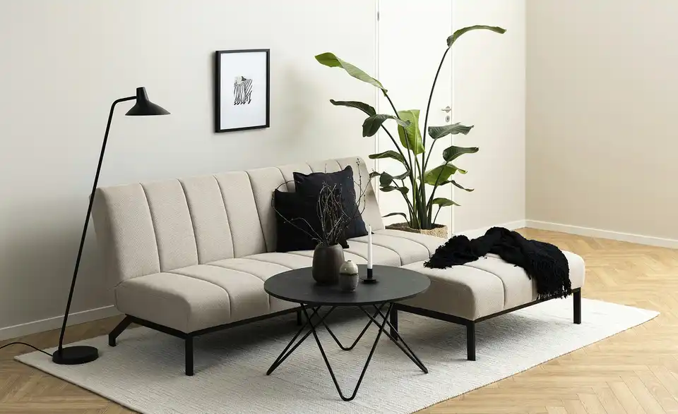 Einzelsofa Caix BHT 198|87|95 cm, Flachgewebe