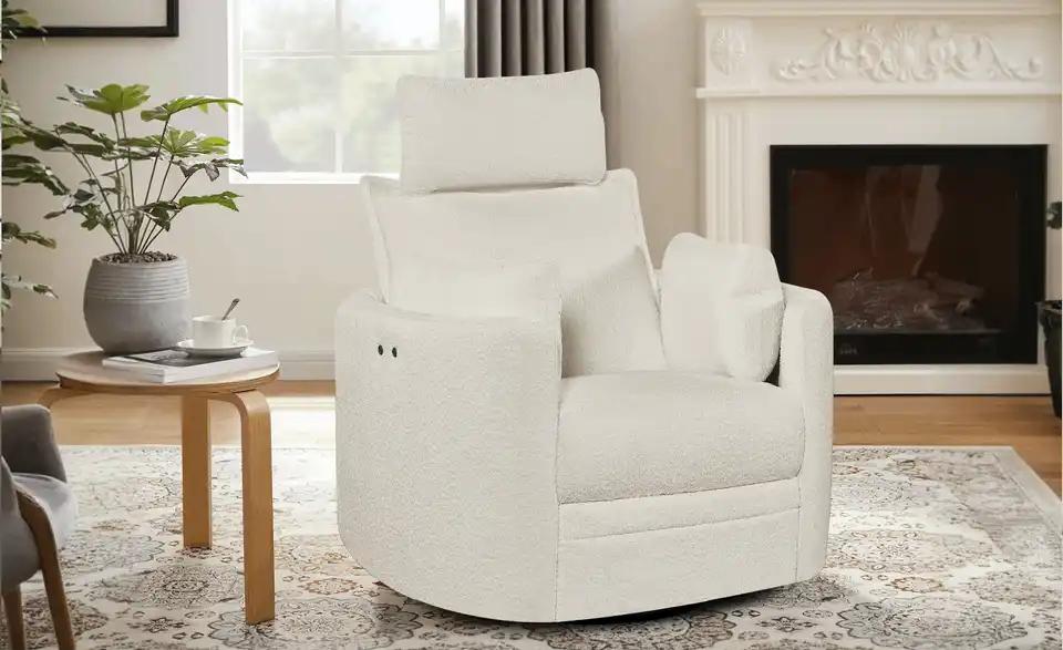 uno Relaxsessel Julian BHT 96|99|88 cm, Boucléstoff