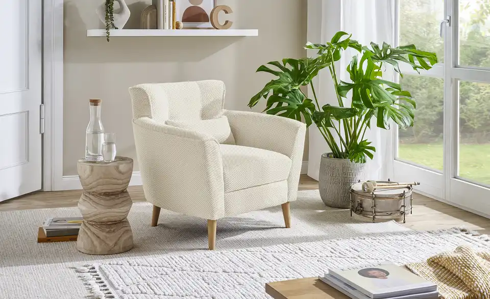 switch Sessel Teddy BHT 87|82|83 cm, Boucléstoff