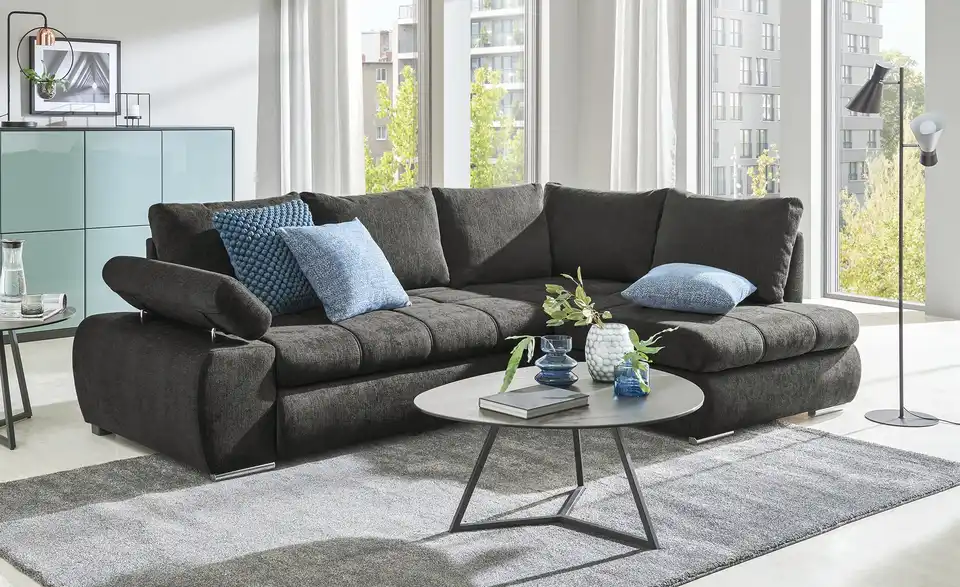 switch Ecksofa Sky BHT 265|89|175 cm, Flachgewebe