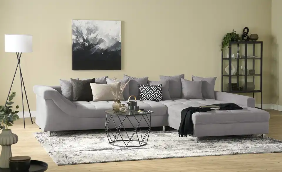 smart Ecksofa Hanalie BHT 340|95|226 cm, Mikrofaser