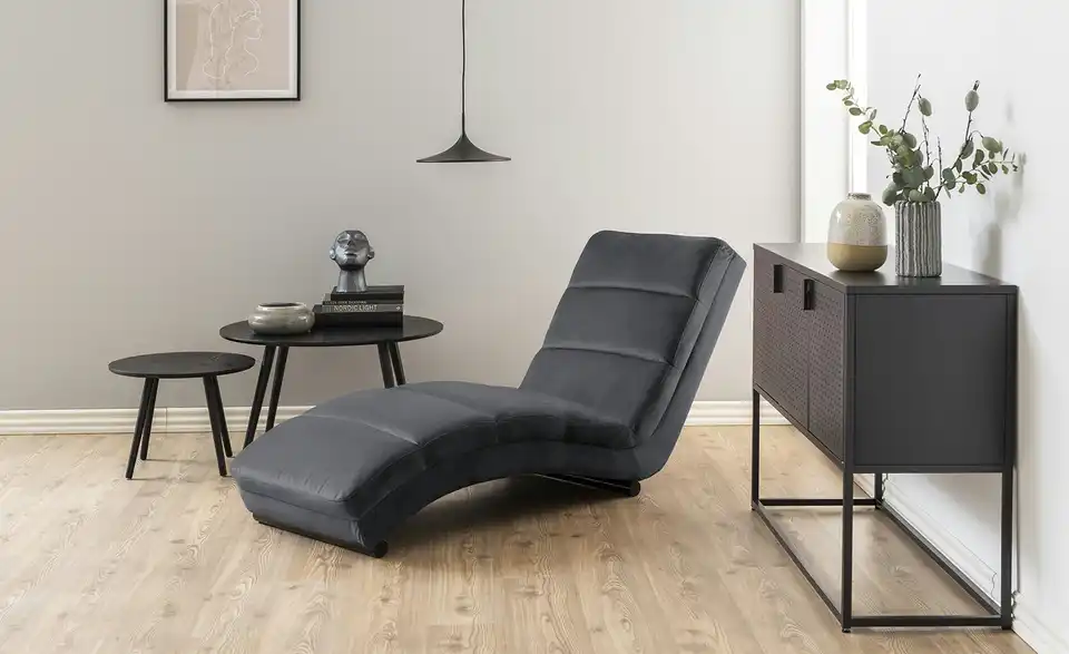 Chaiselounge Slinky BHT 170|82|60 cm, Samt