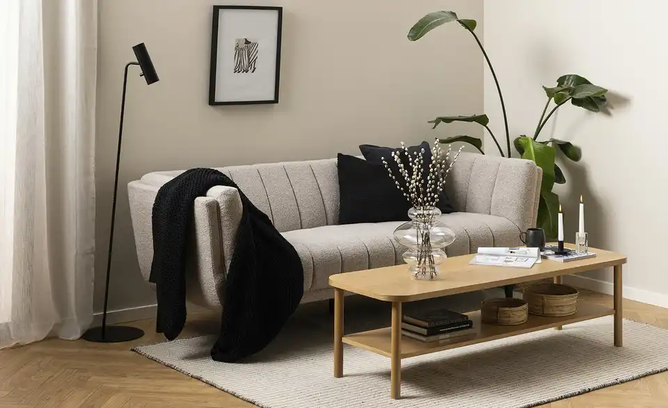 Einzelsofa Tampa BHT 218|76,5|86,5 cm, Chenille