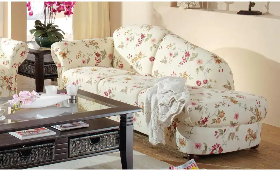 Max Winzer Recamiere Corona BHL 191|82|81 cm, Flachgewebe Max Winzer Recamiere Corona BHL 191|82|81 cm, Flachgewebe