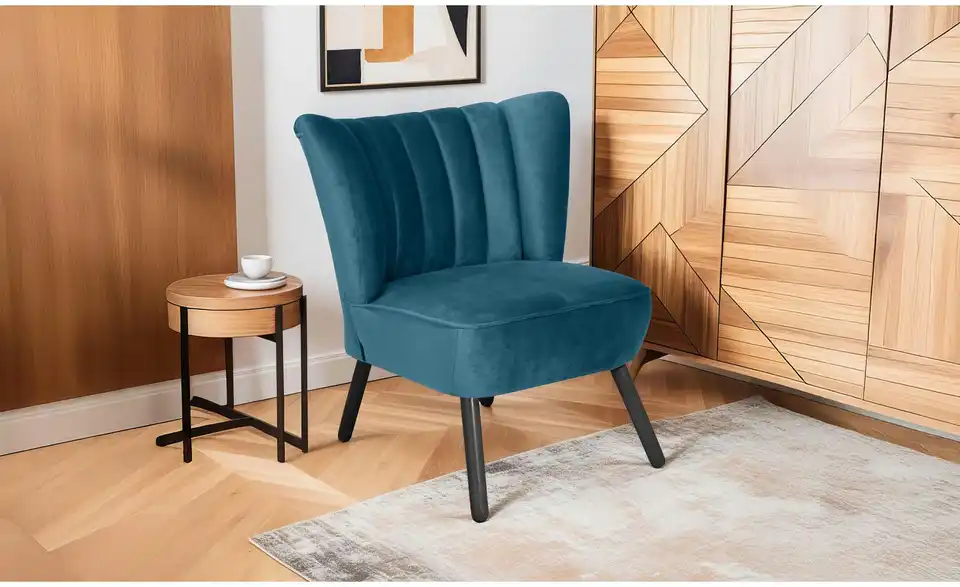Max Winzer Sessel Alessandro BHL 70|80|66 cm, Samt