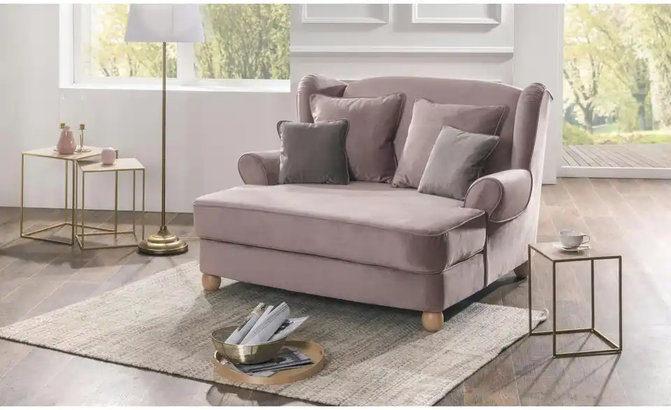 Max Winzer Big-Sessel Harvard BHL 154|102|114 cm, Samt