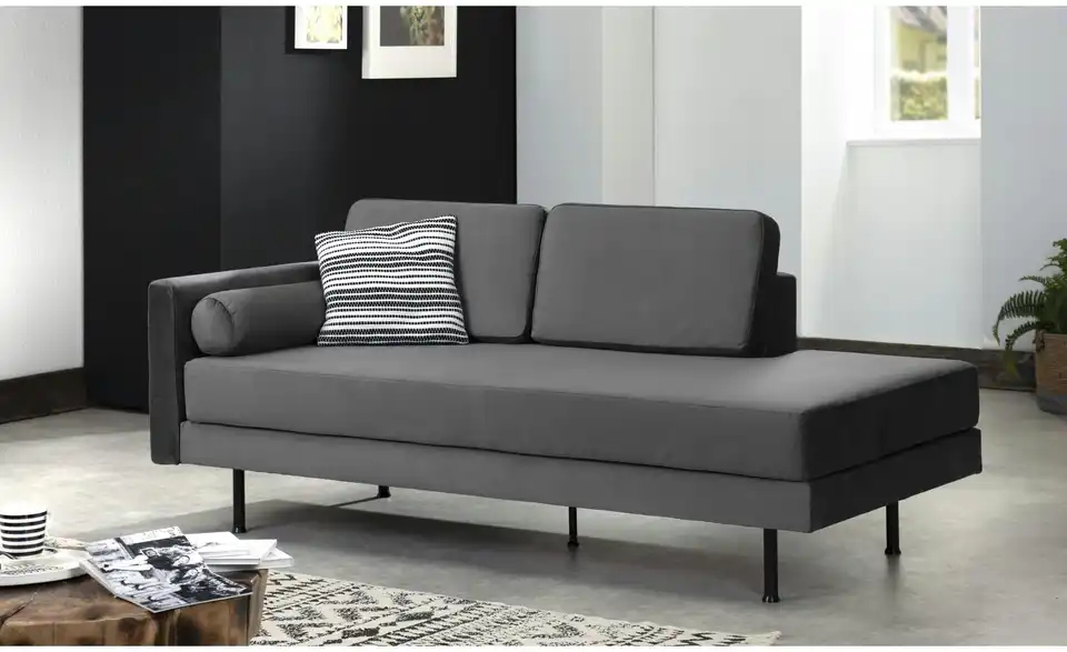 Max Winzer Recamiere Ivo BHL 190|81|87 cm, Samt Max Winzer Recamiere Ivo BHL 190|81|87 cm, Samt