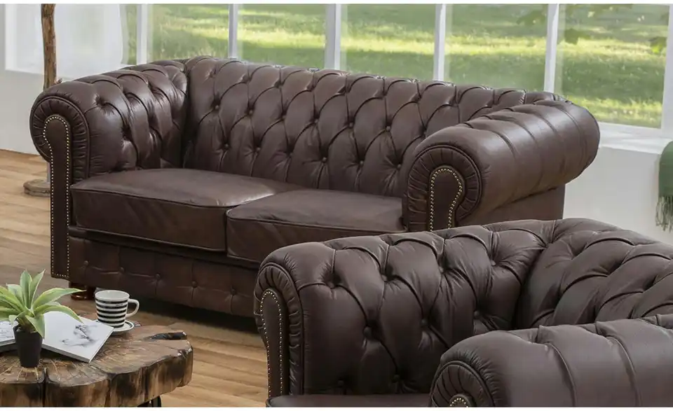 Max Winzer Einzelsofa Norwin BHL 174|74|98 cm, Leder