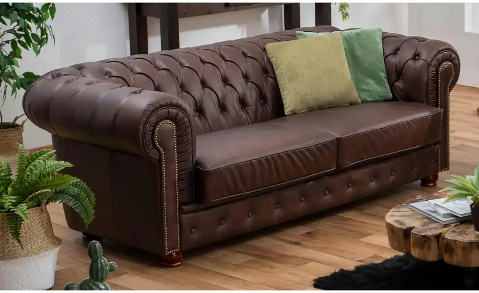 Max Winzer Einzelsofa Norwin BHL 200|74|98 cm, Leder