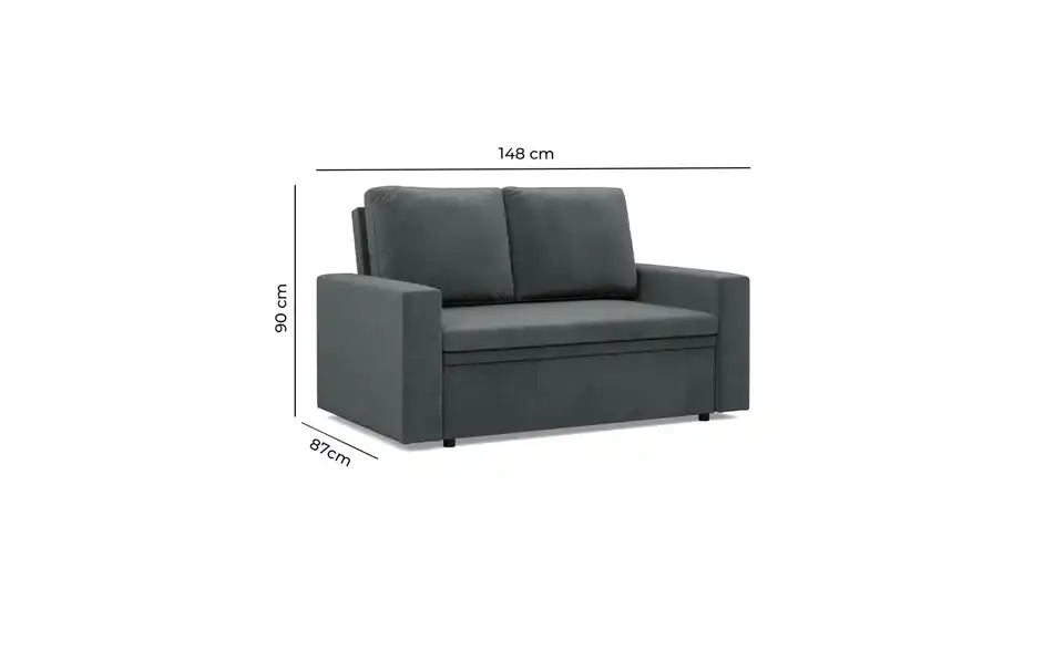 Einzelsofa Neo BHL 148|90|87 cm, Kunstfaser