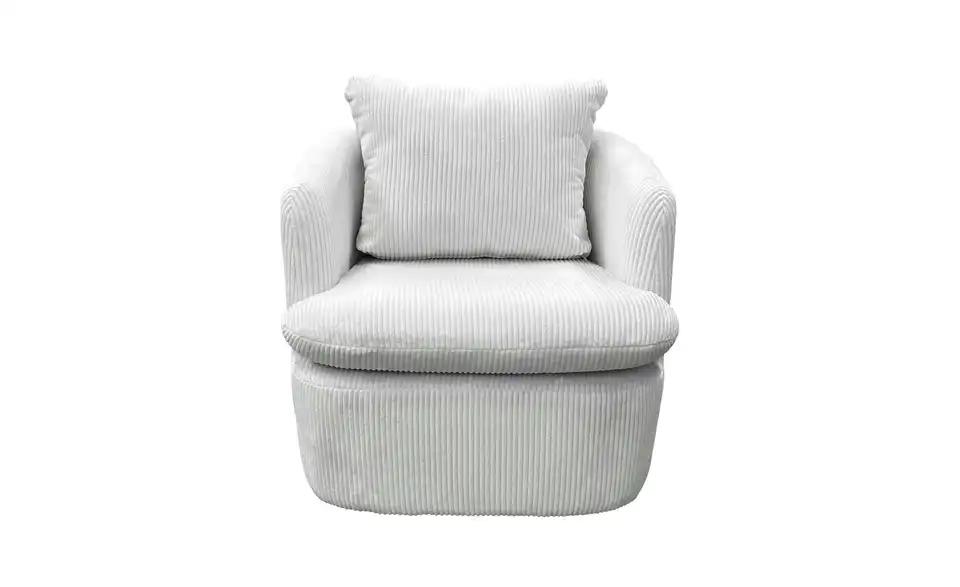 Sessel Harmony BHL 72|78|77 cm, Cordstoff grob