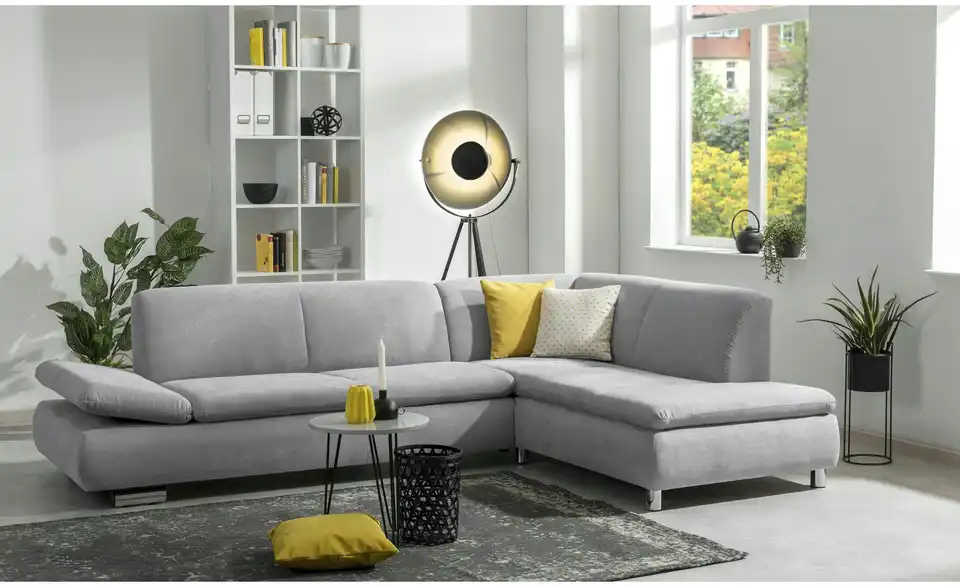 Max Winzer Ecksofa BHL 270|76|190 cm, Flachgewebe