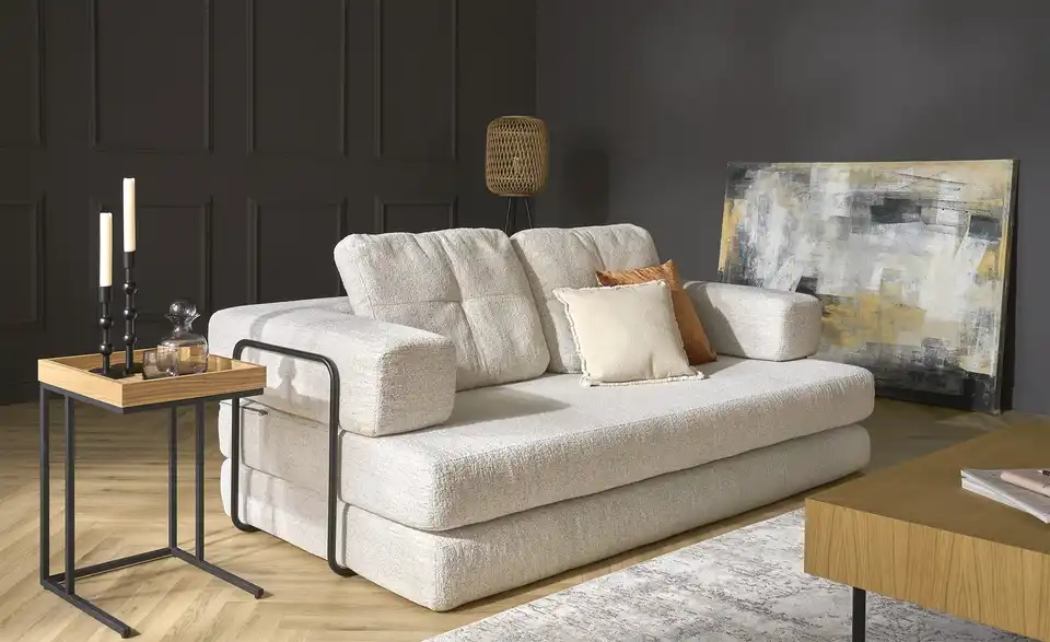 Big Sofa vakuumiert Ladanie BHT 200|62|100 cm, Chenille
