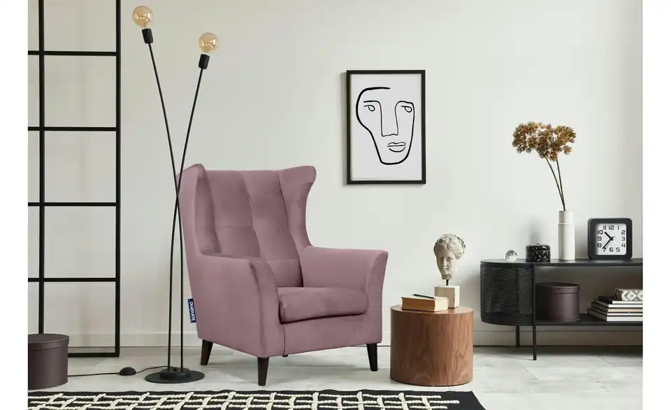 KONSIMO Sessel Salis BHL 80|105|93 cm, Webstoff