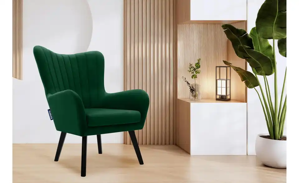 KONSIMO Sessel Gadi BHL 76|100|78 cm, Velours