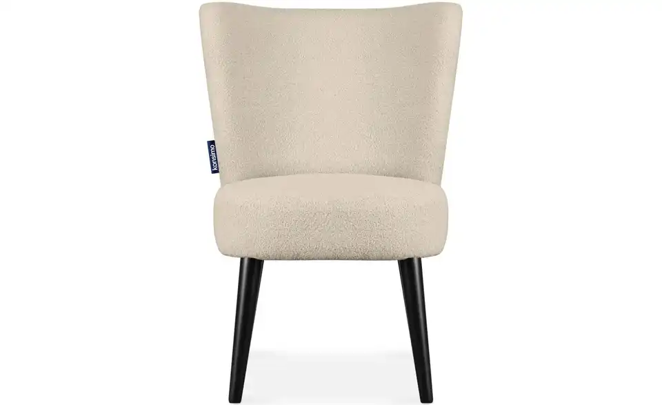 KONSIMO Sessel Appa BHL 63|89|65 cm, Boucléstoff