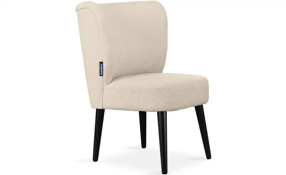 KONSIMO Sessel Appa BHL 63|89|65 cm, Boucléstoff