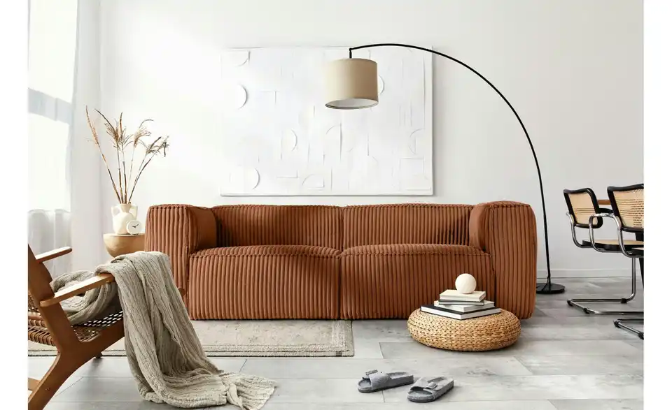 KONSIMO Einzelsofa Ferox BHL 246|73|96 cm, Cordstoff KONSIMO Einzelsofa Ferox BHL 246|73|96 cm, Cordstoff