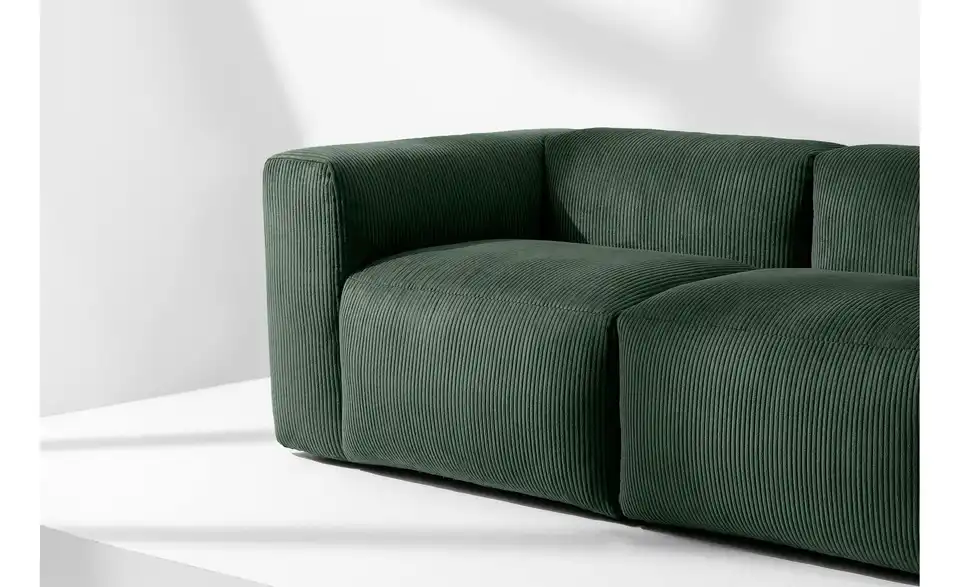 KONSIMO Einzelsofa Buffo BHL 210|73|96 cm, Cordstoff