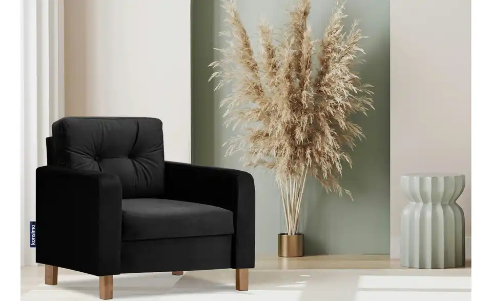 KONSIMO Sessel Eriso BHL 80|75|75 cm, Velours