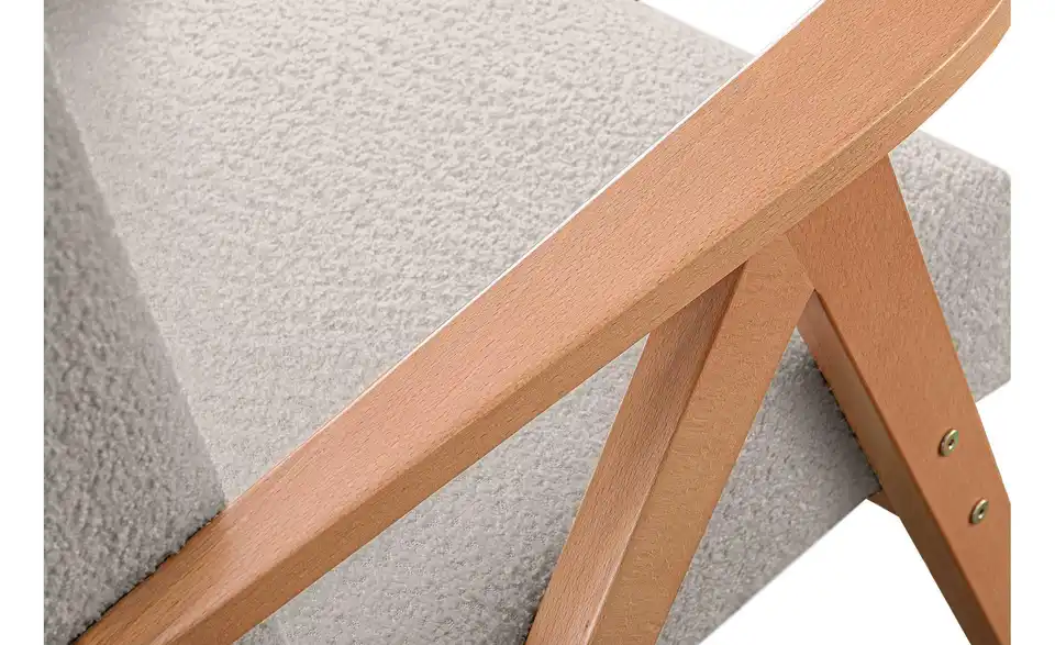 KONSIMO Sessel Naset BHL 60|90|75 cm, Boucléstoff