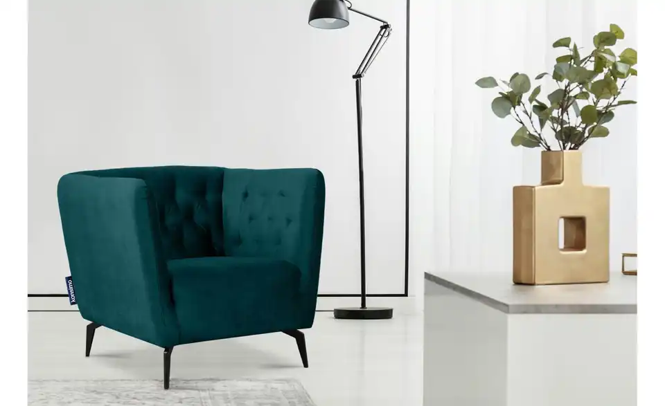 KONSIMO Sessel Cordi BHL 103|91|88 cm, Webstoff