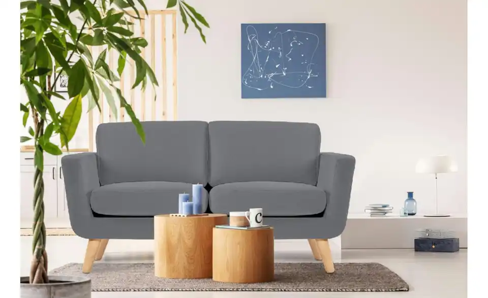KONSIMO Einzelsofa Tagio BHL 154|80|88 cm, Velours