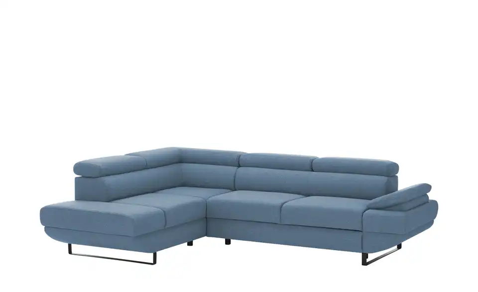 switch Ecksofa Gio BHT 263|88|200 cm, Flachgewebe fein