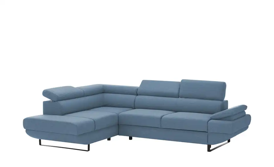 switch Ecksofa Gio BHT 263|88|200 cm, Flachgewebe fein