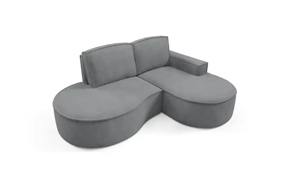 Ecksofa Flow BHL 210|88|157 cm, Webstoff