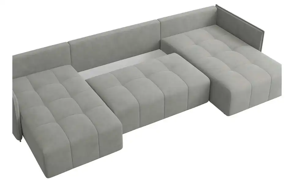 Wohnlandschaft Onil BHL 349|85|185 cm, Velours