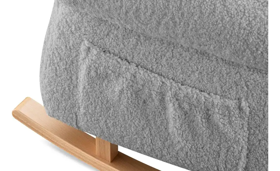 KONSIMO Schaukelsessel Tules BHL 80|110|105 cm, Boucléstoff