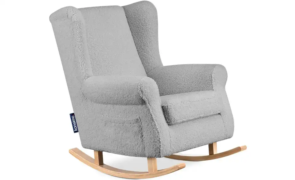 KONSIMO Schaukelsessel Tules BHL 80|110|105 cm, Boucléstoff