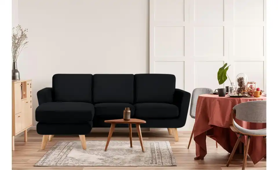 KONSIMO Ecksofa Tagio BHL 190|78|151 cm, Velours