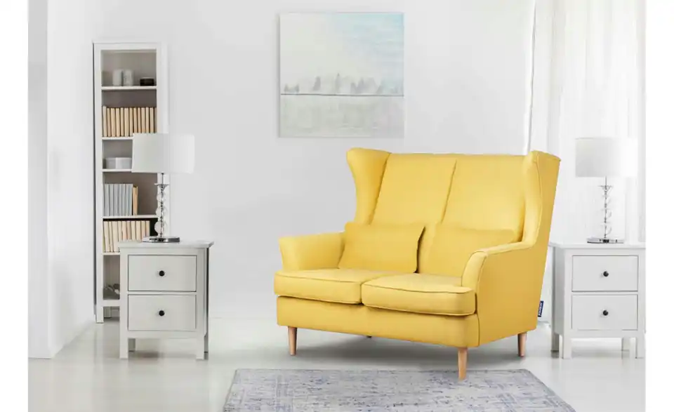 KONSIMO Einzelsofa Stralis BHL 136|106|96 cm, Flachgewebe