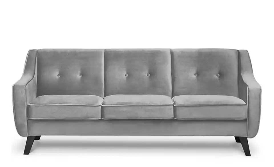 KONSIMO Einzelsofa Terso BHL 206|81|89 cm, Velours