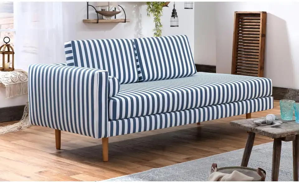 Max Winzer Recamiere Ivo BHL 190|81|87 cm, Flachgewebe Max Winzer Recamiere Ivo BHL 190|81|87 cm, Flachgewebe