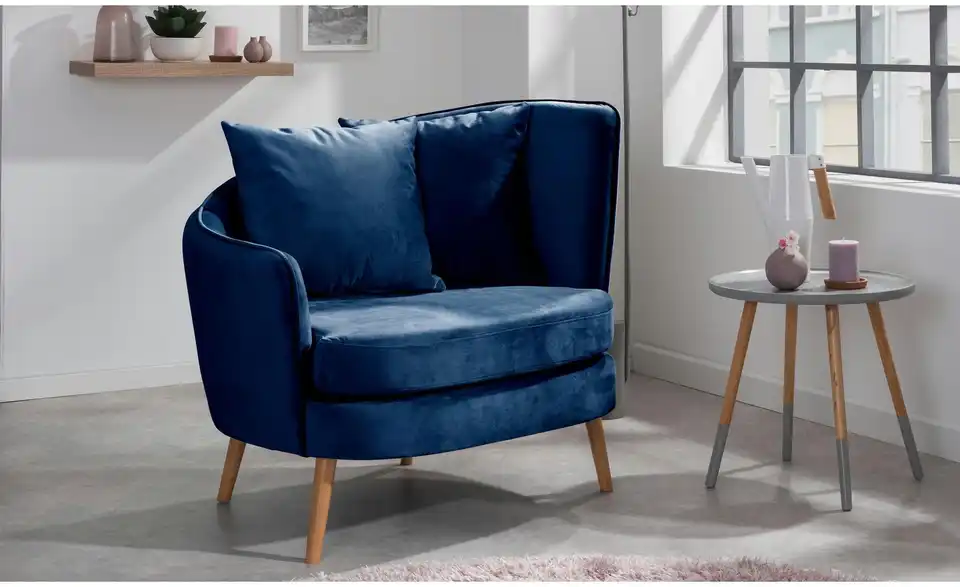 Max Winzer Sessel Miranda BHL 106|88|83 cm, Samt Max Winzer Sessel Miranda BHL 106|88|83 cm, Samt