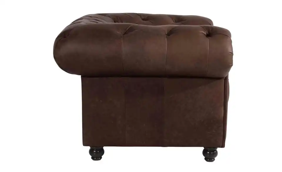Max Winzer Chesterfieldsofa Einzelsofa BHL 196|77|100 cm, Leder
