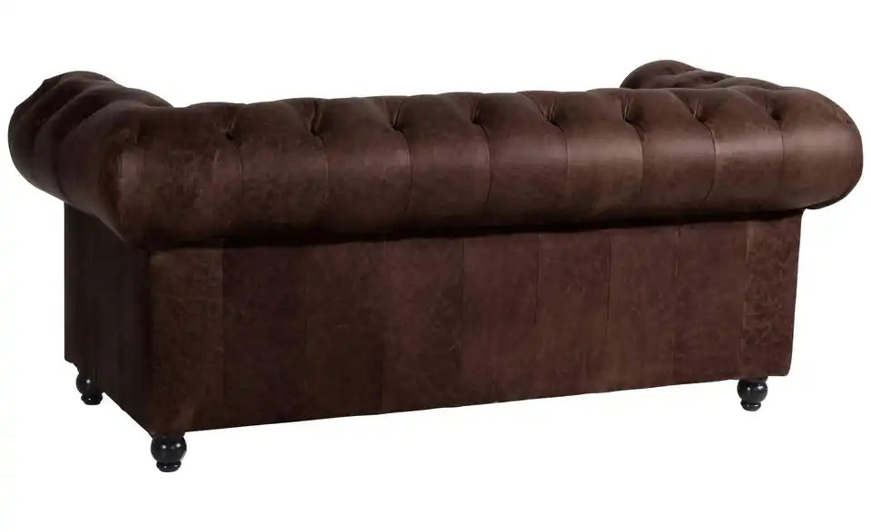 Max Winzer Chesterfieldsofa Einzelsofa BHL 196|77|100 cm, Leder