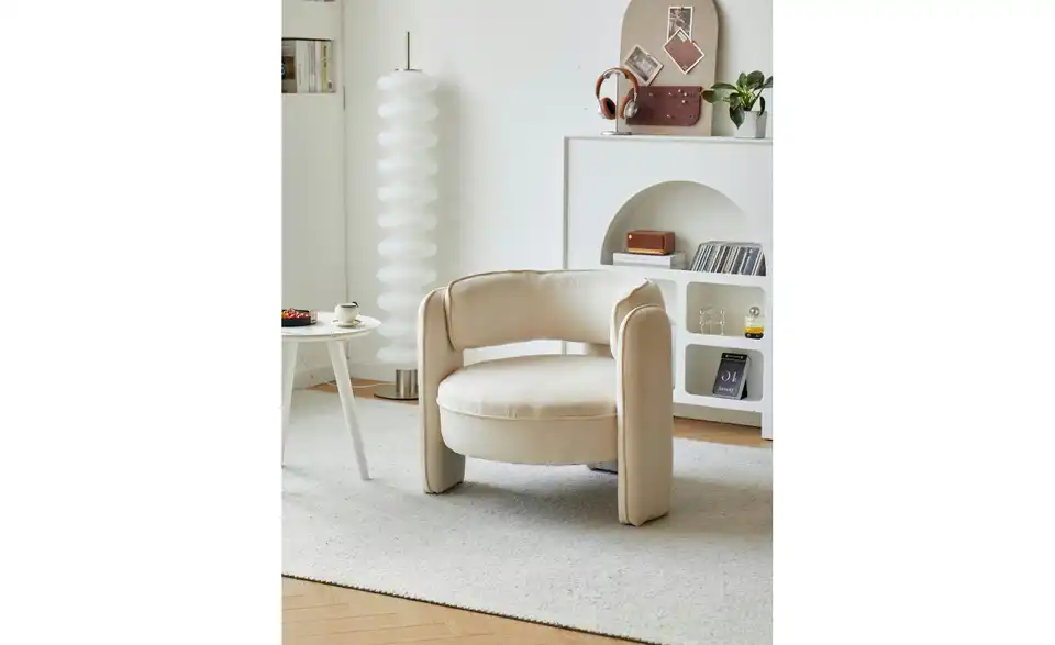 Sessel Bangui BHL 85|71|79 cm, Samt