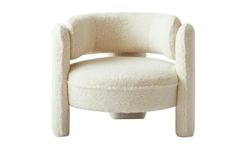 Sessel BHL 85|71|79 cm, Boucléstoff