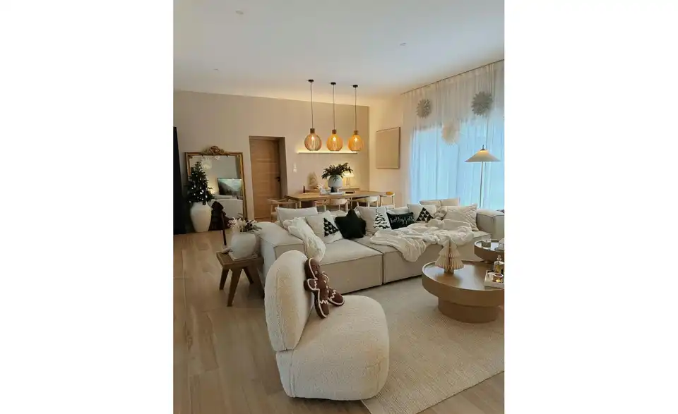 Sessel Kampala BHL 71|75|68 cm, Boucléstoff