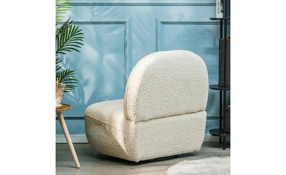 Sessel Kampala BHL 71|75|68 cm, Boucléstoff