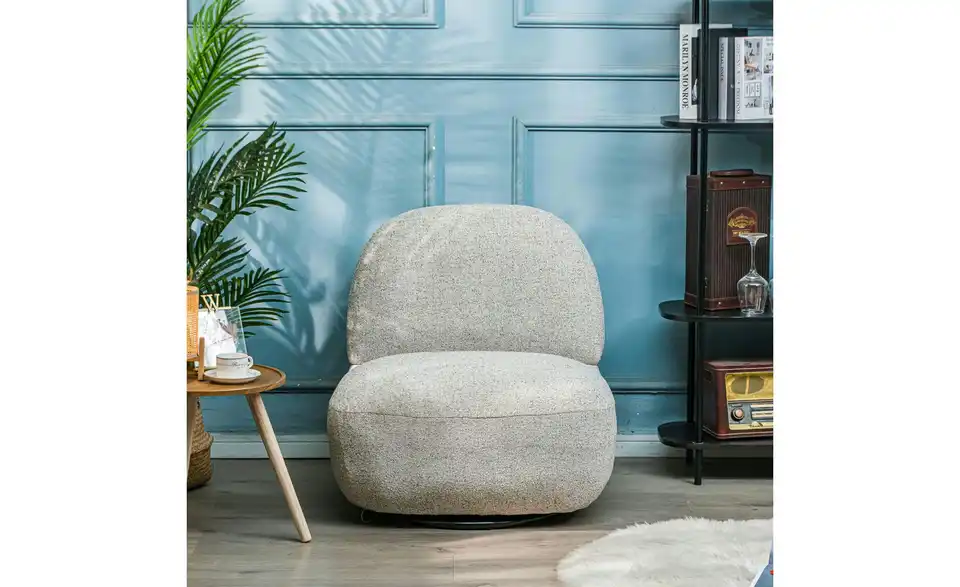 Sessel Kampala BHL 71|75|68 cm, Samt