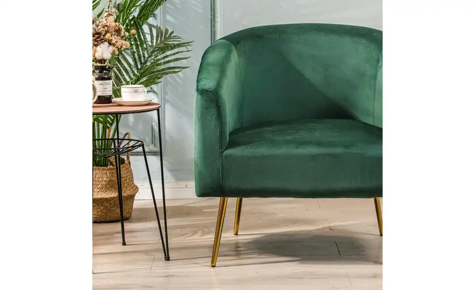 Sessel Kiiruna BHL 75|76|65 cm, Samt