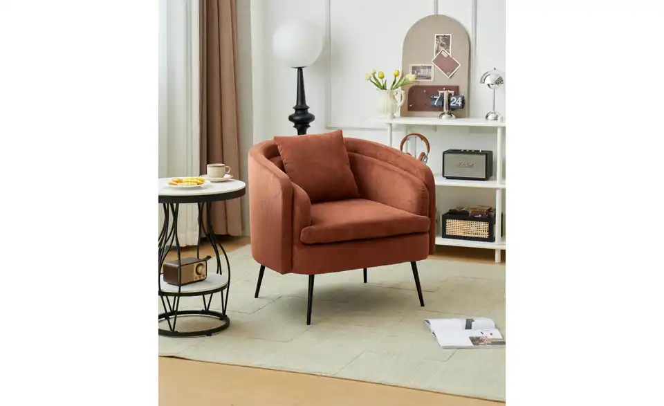 Sessel Duke BHL 81|76|76 cm, Mikrofaser