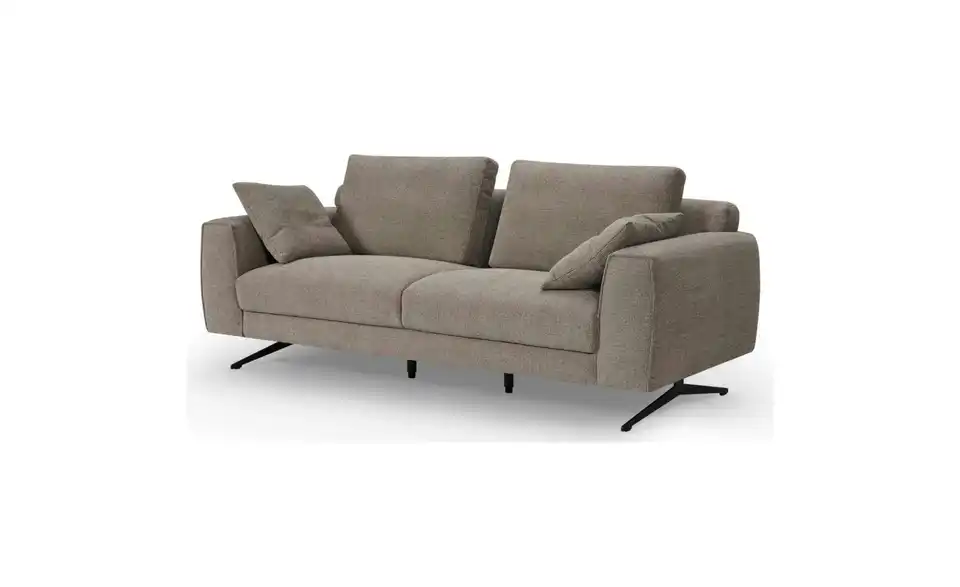 Furnhouse Einzelsofa Detroit BHL 217|84|92 cm, Boucléstoff