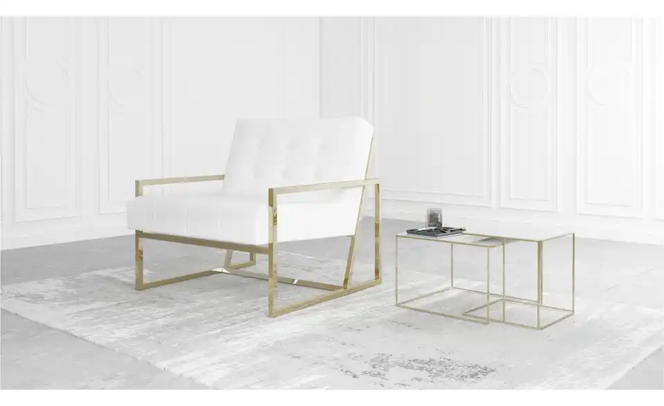 Sessel Vincent BHL 84|81|89 cm, Boucléstoff