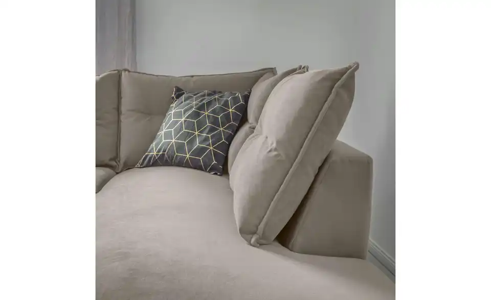 Miuform Ecksofa mit Schlaffunktion Stylish Stan BHL 228|90|198 cm, Velours